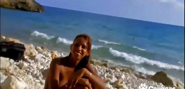  Mademoiselle Justine Has Her Butthole Pouned At The Beach